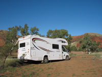 Bogged motorhome, Doolena Gorge, Marble Bar